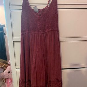 red/pink girls dress